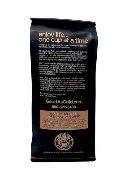 Honduras Coffee Beans (12oz), Light/Medium Roast, Fair Trade/Organically grown, Good As Gold Coffee Roasters