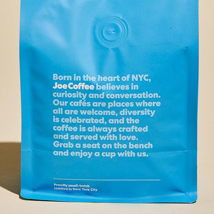 Joe Coffee Company - The Amsterdam Whole Bean Specialty Coffee, 12 oz Bag (Pack of 6) | NYC Roaster, Rainforest Alliance Certified, Kosher, Climate-Friendly