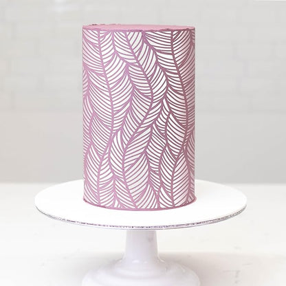 Stacking Leaf Large Cake and Baking Decorating Stencil (ELLEA)