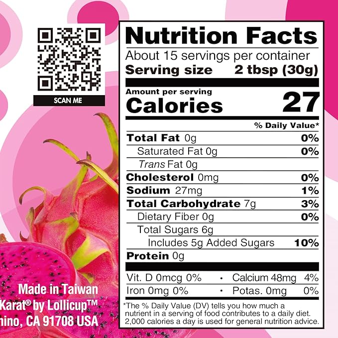 Tea Zone [1 Pound] Dragon Fruit Popping Pearls, Bursting Pearls for Teas, Shakes, Smoothies, Dessert Toppings