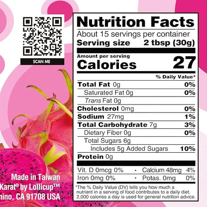 Tea Zone [1 Pound] Dragon Fruit Popping Pearls, Bursting Pearls for Teas, Shakes, Smoothies, Dessert Toppings