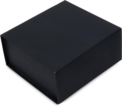 Prime Line Packaging Christmas Gift Boxes, Holiday Gift Boxes with Lids for Presents, Mini Black Gift Box for Small Business, Birthdays, Weddings, Jewelry Storage, Bulk, 6x6x3, 15 Pack
