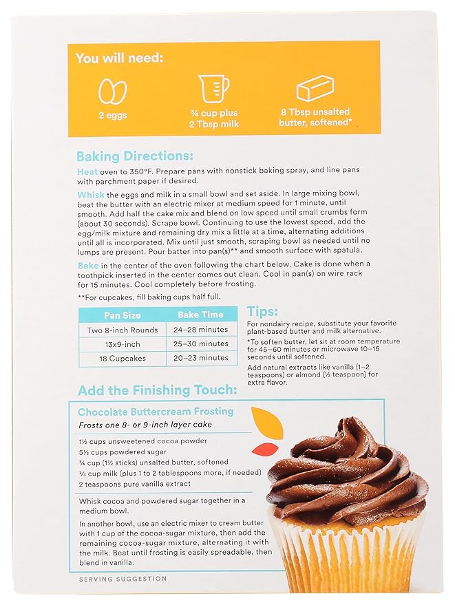 365 by Whole Foods Market, Gluten Free Yellow Cake Mix, 16 Ounce