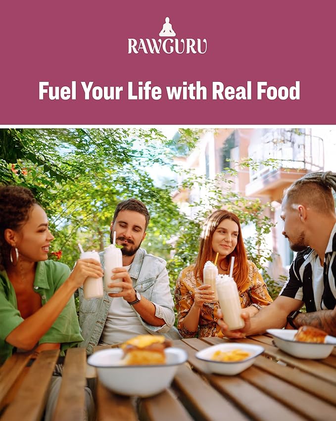 RawGuru Organic Coconut Milk Powder - Vegan & Nutrient-Dense Powder with Iron & Potassium - Rich & Creamy Organic Milk for Drinking or Baking - 16 oz, Pack of 2