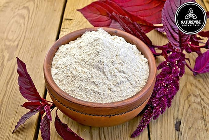 Naturevibe Botanicals Amaranth Flour 5 lb | 100% Whole Grain Gluten-Free Flour | High Protein & Fiber | Non-GMO | Ideal for Baking, Rotis, Pancakes, Breads & Healthy Gluten-Free Cooking