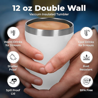 Tea Gift Set for Women & Men – Includes Assorted Teas, Elegant Mug & Honey (White)