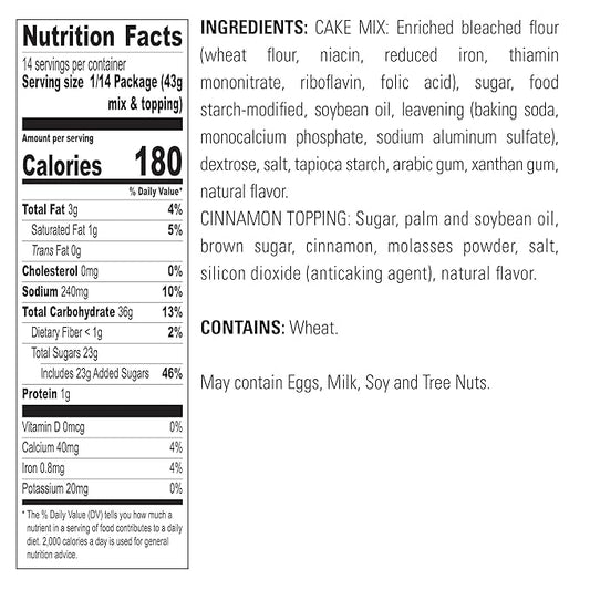 Krusteaz Variety Pack,Cinnamon Swirl Crumb(21 oz),Cranberry Orange Muffin Mix (18.6 oz),Wild Blueberry Muffin Mix (17.1 oz), (3 CT)
