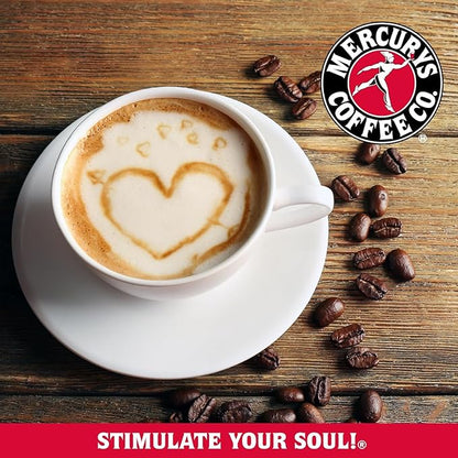 Mercurys Coffee Co. Ethiopia Buna Bloom – 100% Organic Single Origin Coffee, Bright & Floral, Light Roast, Premium Arabica Beans, Sustainably Sourced, Whole Bean 12 oz