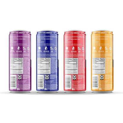Optimum Nutrition Amino Energy Sparkling Hydration Drink, Electrolytes, Caffeine, Amino Acids, BCAAs, Sugar Free, 12 Fl Oz, Variety Pack of 12 (Packaging May Vary)