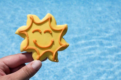 Sun Cookie Cutter Set – Sharp & Stainless Steel Cooking Utensils – A Bright Fit for Sandwiches, Pancakes, Fruits & Crafts – Dishwasher-Safe 3-Piece Bakery Supplies by Sweet Cookie Crumbs