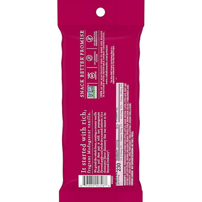 Sahale Snacks Pomegranate Vanilla Cashews, 1.5 oz Bags (18 Packs) - Dry-Roasted Deluxe Mixed Nuts with Pomegranate Infused Apples & Madagascar Vanilla - Non-GMO, Kosher, & Certified Gluten-Free Snacks