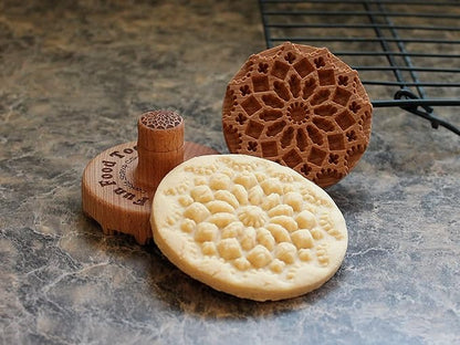 Wood Cookie Stamp, 2.5 Inch (Chartres Cathedral CS-056)