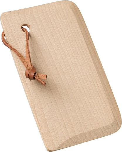 Redecker Wooden Dough Separator & Board Scraper – Durable Untreated Beechwood, Dual Function for Precise Portioning & Neat Workspace – Essential Baking Tool for Home Bakers, Made in Italy