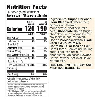 Betty Crocker Delights Cookie Brownie Bar Mix, 17.4 oz. (Pack of 8)