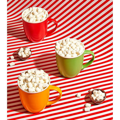 Bombombs Hot Chocolate Bombs, Christmas Theme Fudge Brownie, Salted Caramel and Peppermint Hot Cocoa Bombs Filled with Mini Marshmallows, Pack of 5