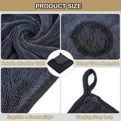 6 Pieces Coffee Brush Set Wooden Cleaning Brush Cleaning Towel and Nylon Espresso Brush for Coffee Machine Group Head, SMALL, Brown, ARE678