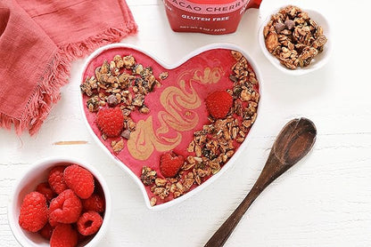 Lark Ellen Farm Cacao Cherry Grain-Free Granola Clusters, Organic Vegan Nut and Seed Mix, Gluten-Free Crunchy Bites for Snack, Breakfast, or Yogurt, 8 oz, 2 Pack