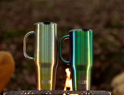 Beast 42 oz Tumbler Stainless Steel Vacuum Insulated Coffee Ice Cup Double Wall Travel Flask (Rainbow)