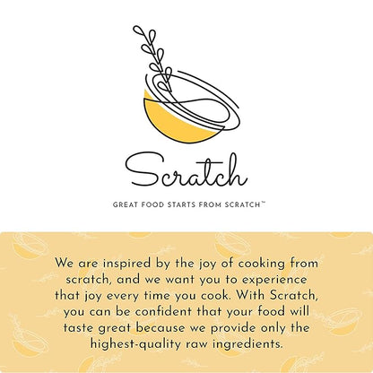 Scratch Gold Yeast - Instant Dry Yeast for a Rapid Rise - Add Straight to Dry Mix - Perfect for Making Bread, Bread Machines, Pizza Dough, Crusts & More - (Gold 8oz) (1 Packet)