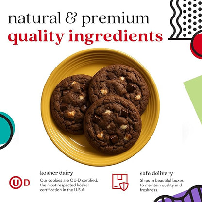 David's Cookies Fresh Baked Decadent Jumbo Smores Cookies Gift Basket Tin - Flavorful Gourmet Cookies - Ideal Food Gift for Corporate, Birthday, Fathers and Mothers Day, Get Well and Other Special Occasions - 2 lb (8 pcs)