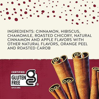 Celestial Seasonings Cinnamon Apple Spice Herbal Tea, Caffeine Free, 20 Tea Bags Box (Pack of 6)