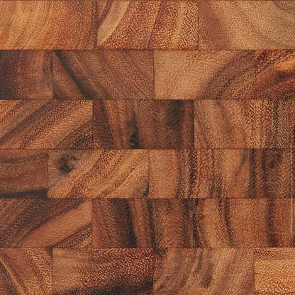 Ironwood Oslo End Grain Square Utility Cutting Board, One Size, Acacia Wood, Brown