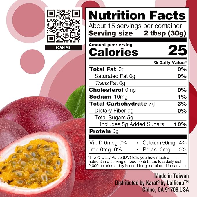 Tea Zone [1 Pound] Passion Fruit Popping Pearls, Bursting Pearls for Teas, Shakes, Smoothies, Dessert Toppings