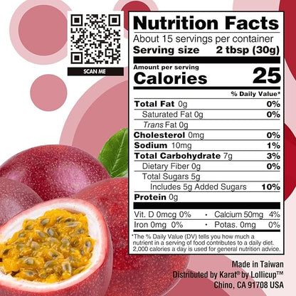 Tea Zone [1 Pound] Passion Fruit Popping Pearls, Bursting Pearls for Teas, Shakes, Smoothies, Dessert Toppings