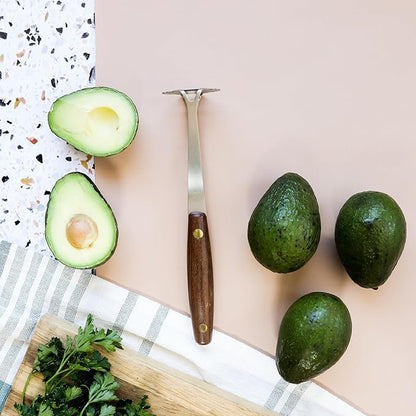 Lamson Vintage Mini Avocado and Potato Masher, Walnut Handle