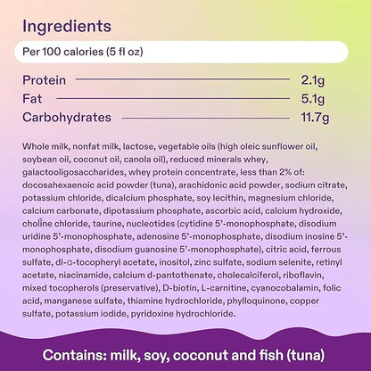 a2 Platinum® Premium Infant Formula for Babies Ages 0-12 Months, Whole Milk Powder-Based Formula with Iron, Nutritionally Complete, Made with Pure and Natural a2 Milk®, 31.7- oz Can