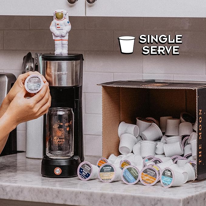 Copper Moon Single Serve Coffee Pods for Keurig K-Cup Brewers, Medium Roast, Hawaiian Hazelnut Blend, 36 Count