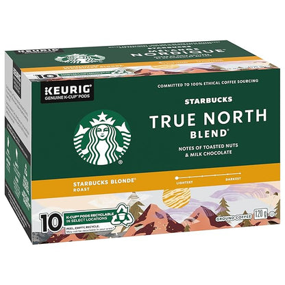 True North Blend Blonde Roast Coffee, K-cup Pods, 10 count, 120g/4 oz. Box (Imported from Canada)