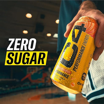 C4 Energy Drinks Variety Pack, Sugar Free Pre Workout Performance Drink With No Artificial Colors or Dyes, Zero Calorie, Coffee Substitute or Alternative, 4 Flavor Variety 12 Pack
