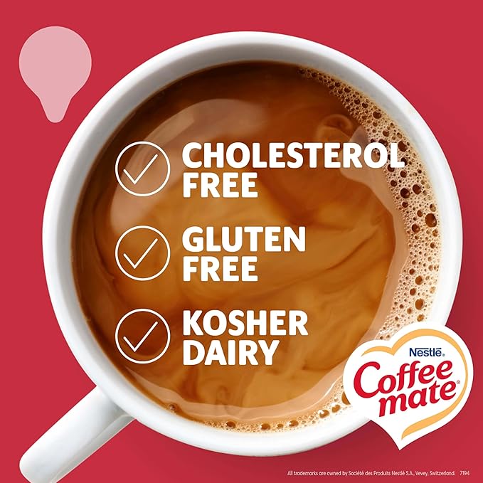 Nestle Coffee mate Coffee Creamer, Peppermint Mocha, Liquid Creamer Singles, Non Dairy, No Refrigeration, 0.375 fl oz Tubs (Pack of 200)