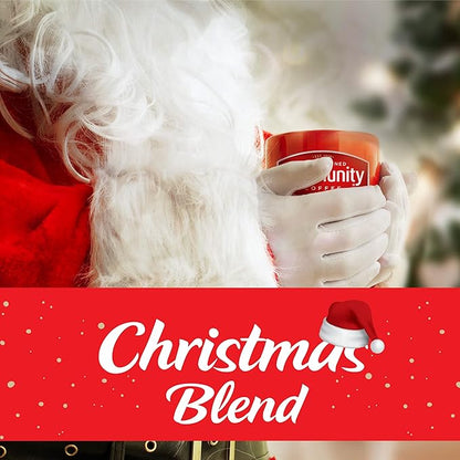 Community Coffee Christmas Blend Ground Coffee, Medium Roast, 12 oz Bag (Pack of 6)