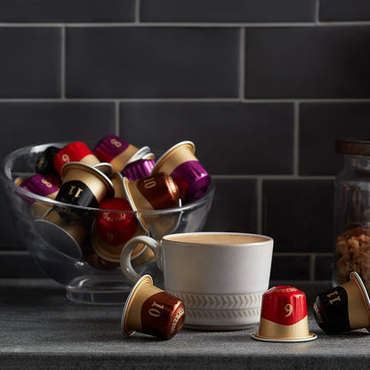 Peet's Coffee, Medium Roast Espresso Capsules, Compatible with Nespresso Original Machines - Big Bang, Intensity 9, 100 Count (10 Boxes of 10 Espresso Capsules)