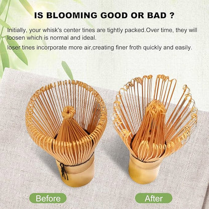 Matcha Whisk，Bamboo Whisk For Matcha Tea ，Bamboo Matcha Whisk 100 Prong，Matcha Bamboo Whisk 100% Natural Handcrafted