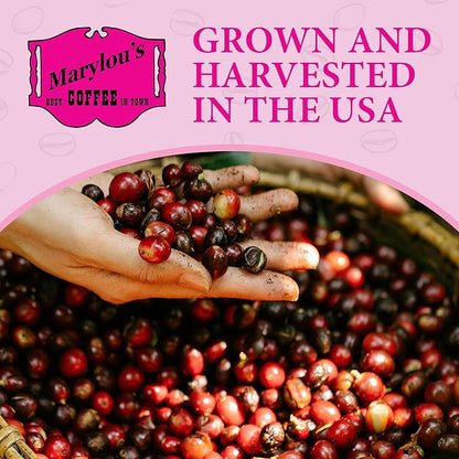 Marylou’s Coffee - Famous Decaf Blend Gourmet Coffee, Delightful Medium Roast Coffee, Compatible with Keurig® Coffee Maker, 1 Count (12 Single Serve Cups)