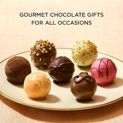Godiva Chocolatier Patisserie Dessert Chocolate Truffle Gift Box for Birthday, Thank You, Anniversary, Congratulations Gift Basket Gourmet Candy with Creamy Ganache in Assorted Chocolate, 12 pc