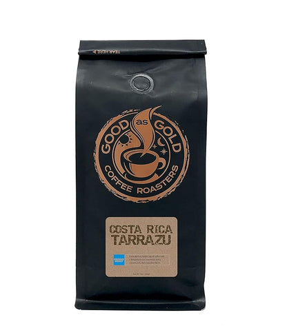 Costa Rica Tarrazu Coffee - Good As Gold Coffee Roasters - Whole Bean (12oz)