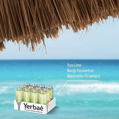 Yerbaé Variety Flex Pack, Functional Energy Drink - 0 Sugar, 0 Calories, 0 Carbs. Yerbae is Energized by Yerba Mate, Plant-Based, Healthy Alternative to Sugary Energy Beverages, 16oz cans (12 Pack)
