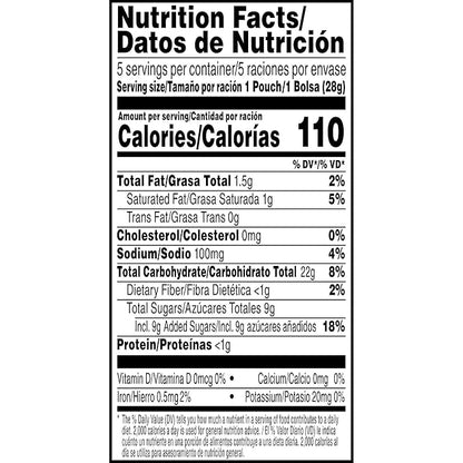 Pop-Tarts Crunchy Poppers Crunchy Filled Snack Pieces, Kids Snacks, On-the-Go, Frosted Brownie Crunch (6 Boxes, 30 Pouches)