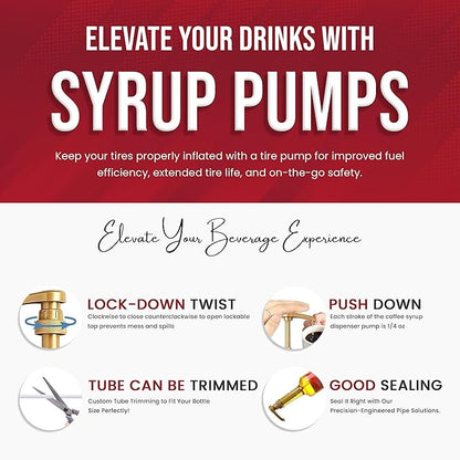 Summer Variety Syrup - Lemon, Lime, Coconut, Blue Raspberry, Watermelon & Tamarindo Syrups For Coffee,Italian Soda, Lattes, Frappes Flavor- 6 Pack With 6 Jimoco Pumps
