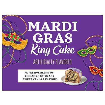 Community Coffee Mardi Gras King Cake Flavored 24 Count Coffee Pods, Medium Roast, Compatible with Keurig 2.0 K-Cup Brewers, 24 Count (Pack of 1)