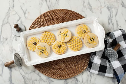 Nordic Ware 01250 Honeybee Cast Cookie Stamps