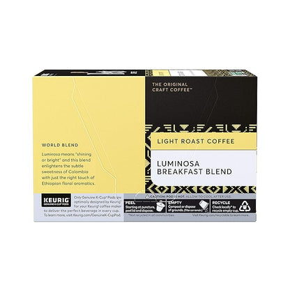 Peet's Coffee K-Cup Pack Colombia Luminosa, 10ct