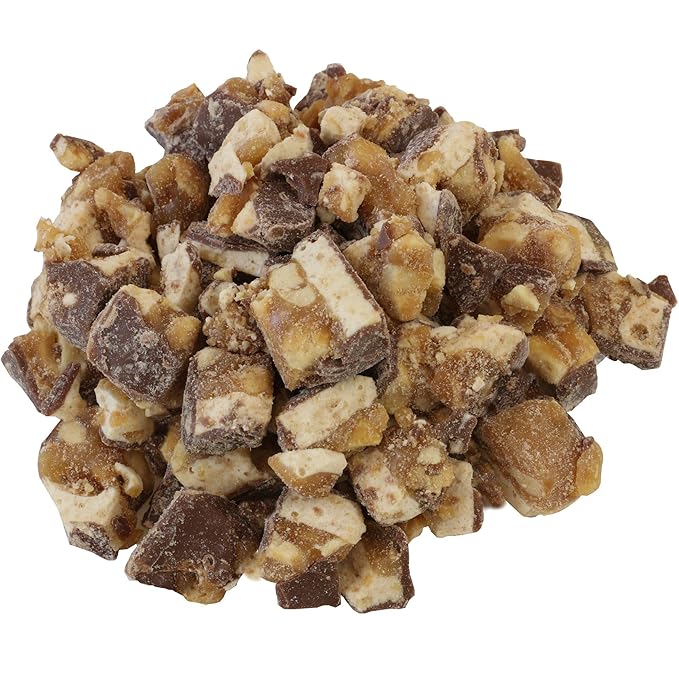 Snickers Chopped Candy 2 LBS – Chocolate Bits for Sundaes, Frozen Yogurt & Dessert Creations – Bulk Topping Mix for Parties, Ice Cream Bar Supplies, Buffet Stations & Sweet Treat Kits