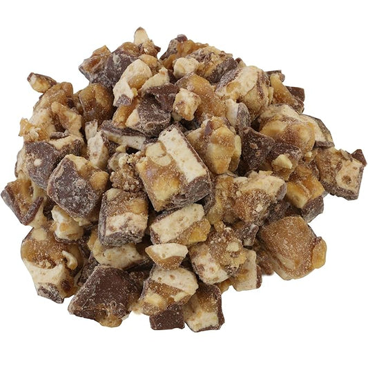 Snickers Chopped Candy 2 LBS – Chocolate Bits for Sundaes, Frozen Yogurt & Dessert Creations – Bulk Topping Mix for Parties, Ice Cream Bar Supplies, Buffet Stations & Sweet Treat Kits