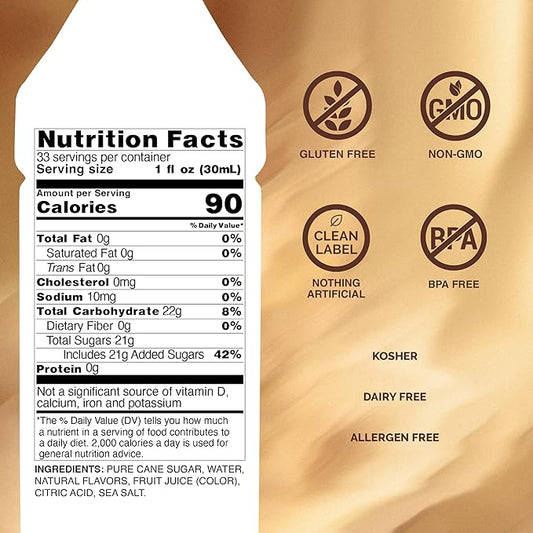 Monin - Hazelnut Syrup, Nutty Taste of Caramelized Hazelnut, Natural Flavors, Great for Mochas, Lattes, Smoothies, Shakes, and Cocktails, Non-GMO, Gluten-Free (1 Liter)