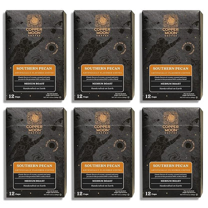 Copper Moon Single Serve Coffee Pods for Keurig K-Cup Brewers, Medium Roast, Southern Pecan Blend, 72 Count